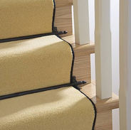 stair runner with stair rods