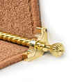 Eastern Promise Cairo (spiral) - Brass Stair Rod