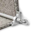 Eastern Promise Dune (reeded) - Brushed Chrome Stair Rod