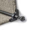 Eastern Promise Cairo (reeded) - Black Stair Rod