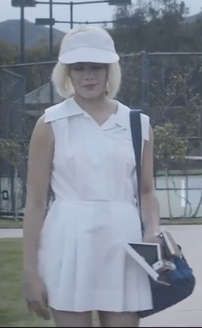 White dress Halsey
