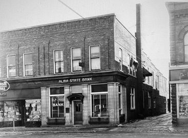 The Vermeulen Building located at 116-120 E Superior Street in Downtown Alma was constructed in 1890 as the Alma State Bank rehabilitated in 2024.