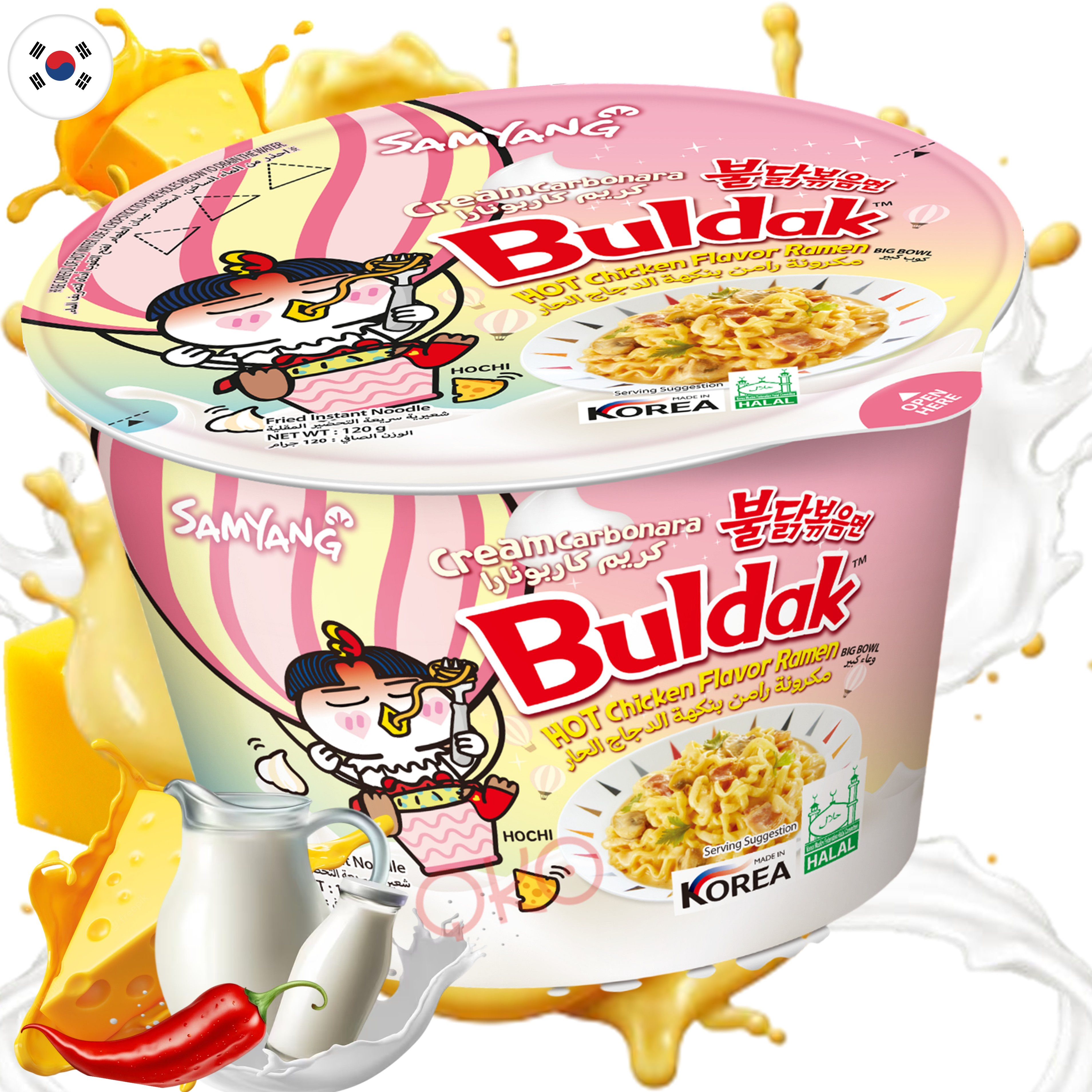 SAMYANG BULDAK RAMEN CREAM CARBO BIG BOWL 120G