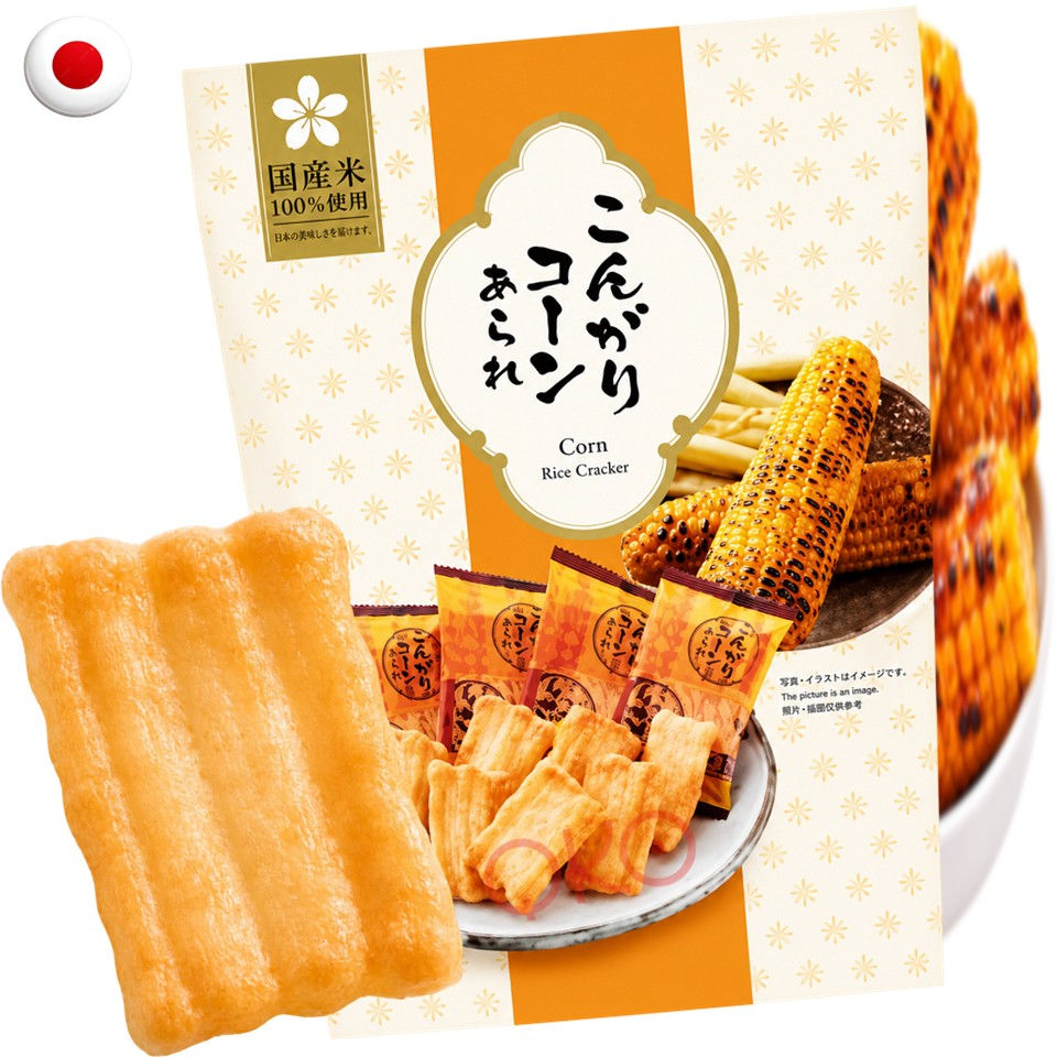 Morihaku Seika Teriyaki Corn Flavored Rice Cracker 32G