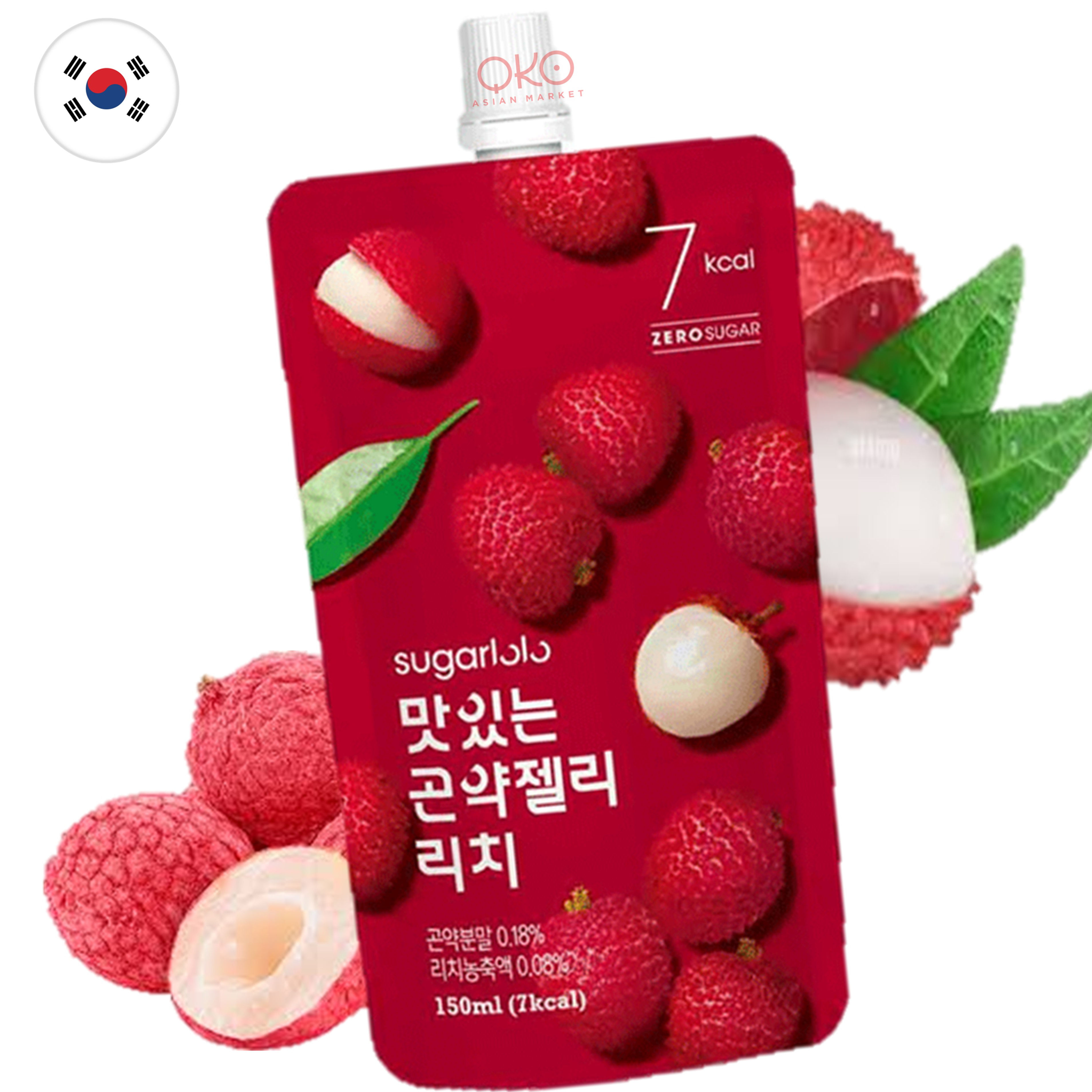 Sugarlolo Konnyaku Jelly Lychee 150g