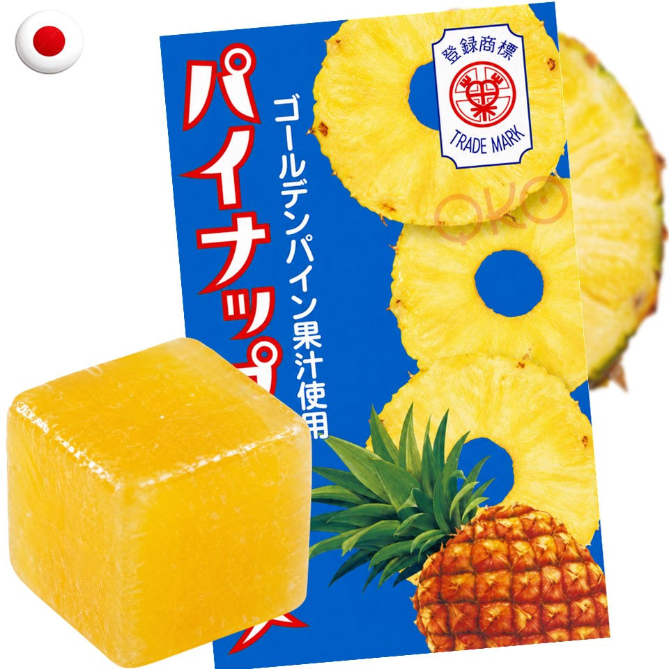 Seika Shokuhin Traditional Pineapple Soft Candy (Edible Rice Paper Wrap) 45g