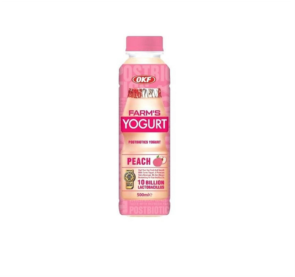 Farms Yogurt Peach 500ml