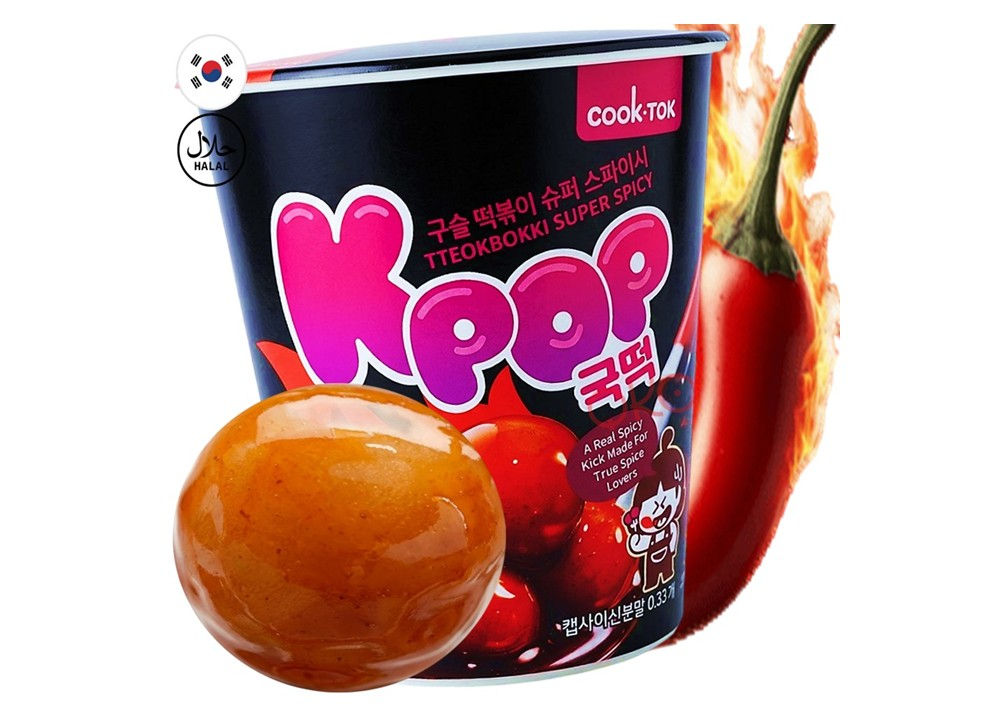 Kpop Tteokbokki Super Spicy (Wheat Rice Cake) 24/108G