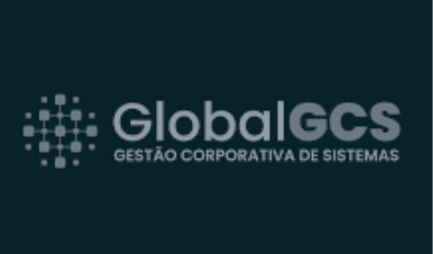 Logo da Global GCS Em Preto e Branco.