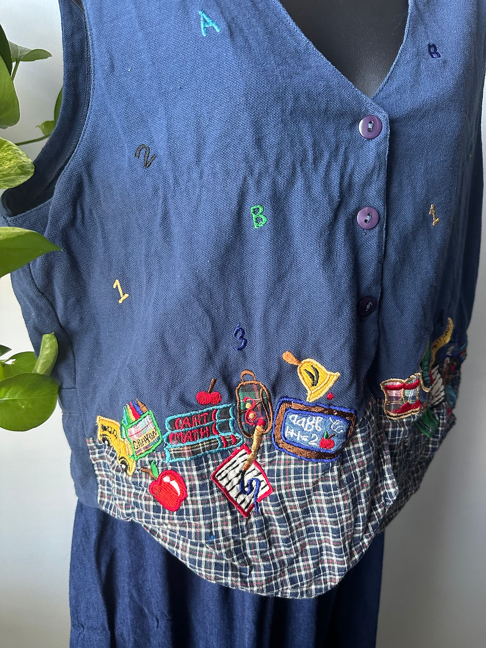 Thumbnail: Vintage School Vest w/ Tie Back