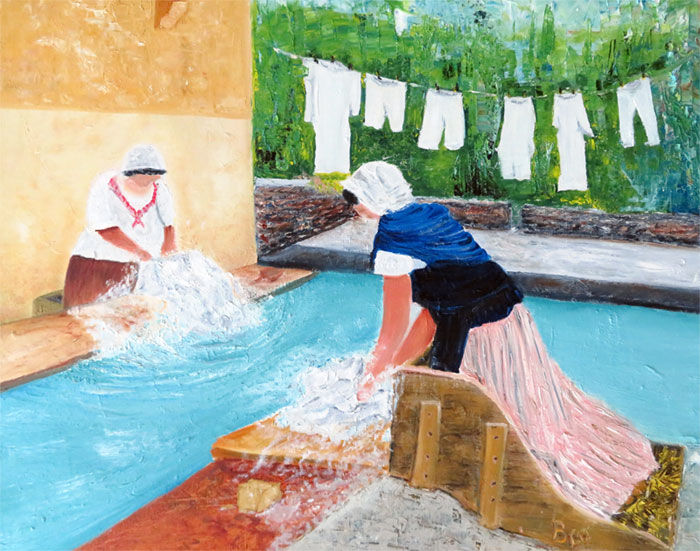 Les lavandières se vident de leurs mots ...