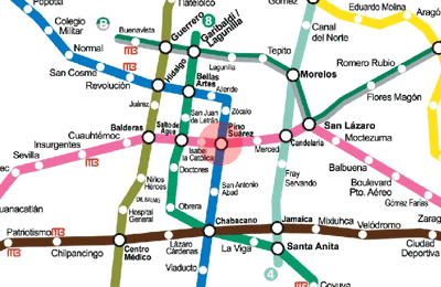 Metro pino suárez