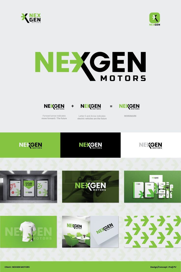 NEXGEN - Branding - Logo - Electric Vehicle - EV - Future automobile