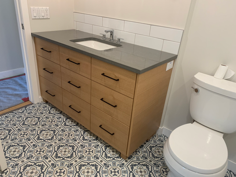 First time custom cabinet 