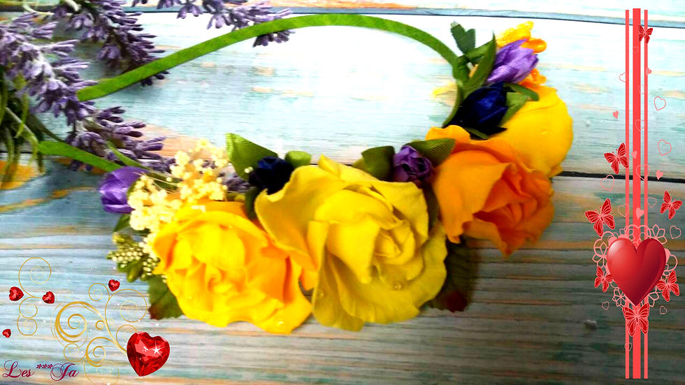 Миниатюра: Обруч "Трояндовий мікс"