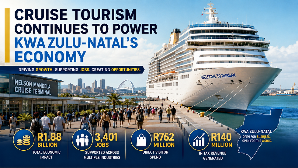 Cruise Tourism Continues to Power KwaZulu-Natal's Economy
