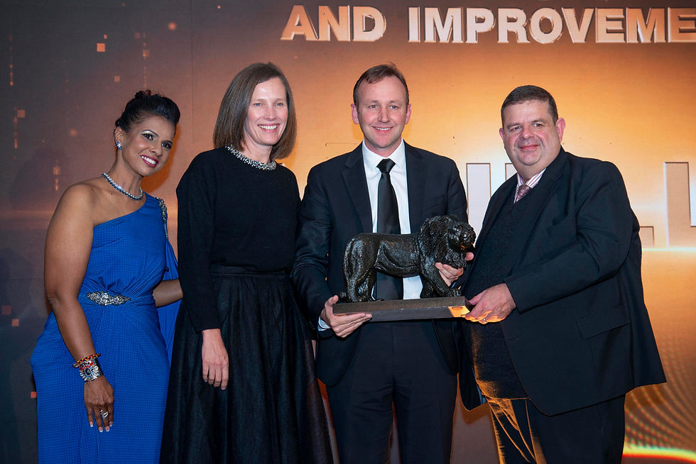 Adv Pria Hassan, CEO, WOA Group; Naomi Bosman; Nico Bosman, CEO, aQuellé; and Jean Hattingh, Provincial Head of Private Banking, Standard Bank, KZN