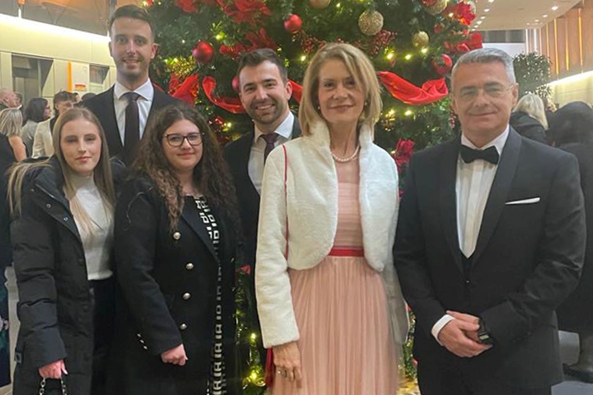 The delegation of Széchenyi István University at the THE Awards gala.