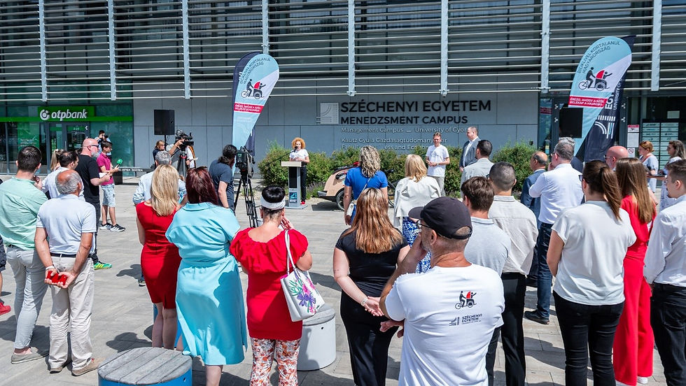 Jelentős érdeklődés mellett indult a program a Széchenyi István Egyetem győri campusán. (Fotó: Dudás Máté)