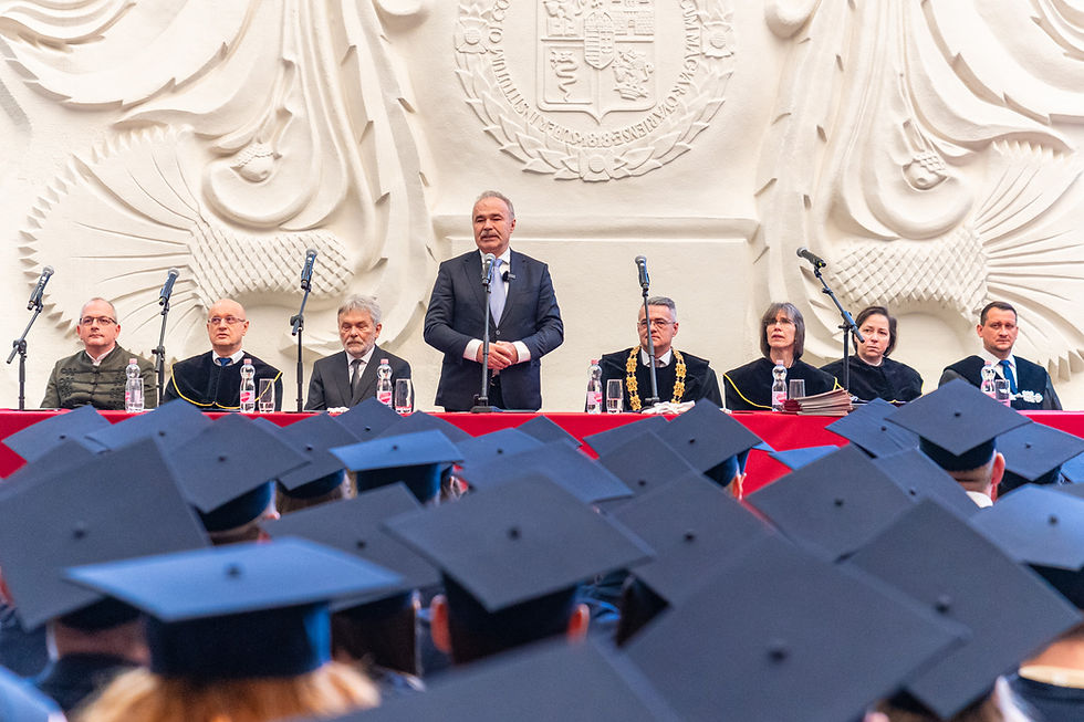 Dr. Nagy István agrárminiszter – aki maga is Mosonmagyaróváron szerzett diplomát – kijelentette: a Széchenyi István Egyetemen megszerzett tudás biztos alapot jelent. (Fotó: Dudás Máté)