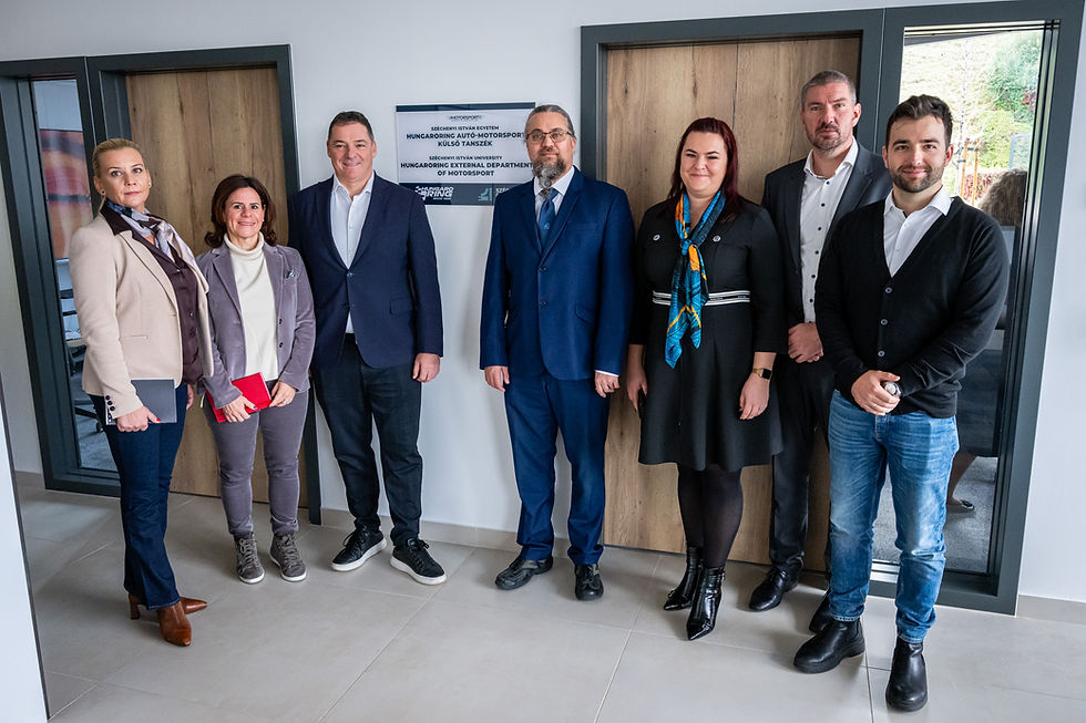 Elkezdte működését a Széchenyi István Egyetem Hungaroring Autó-Motorsport Külső Tanszéke