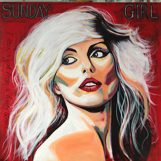 Sunday Girl - Blondie portrait