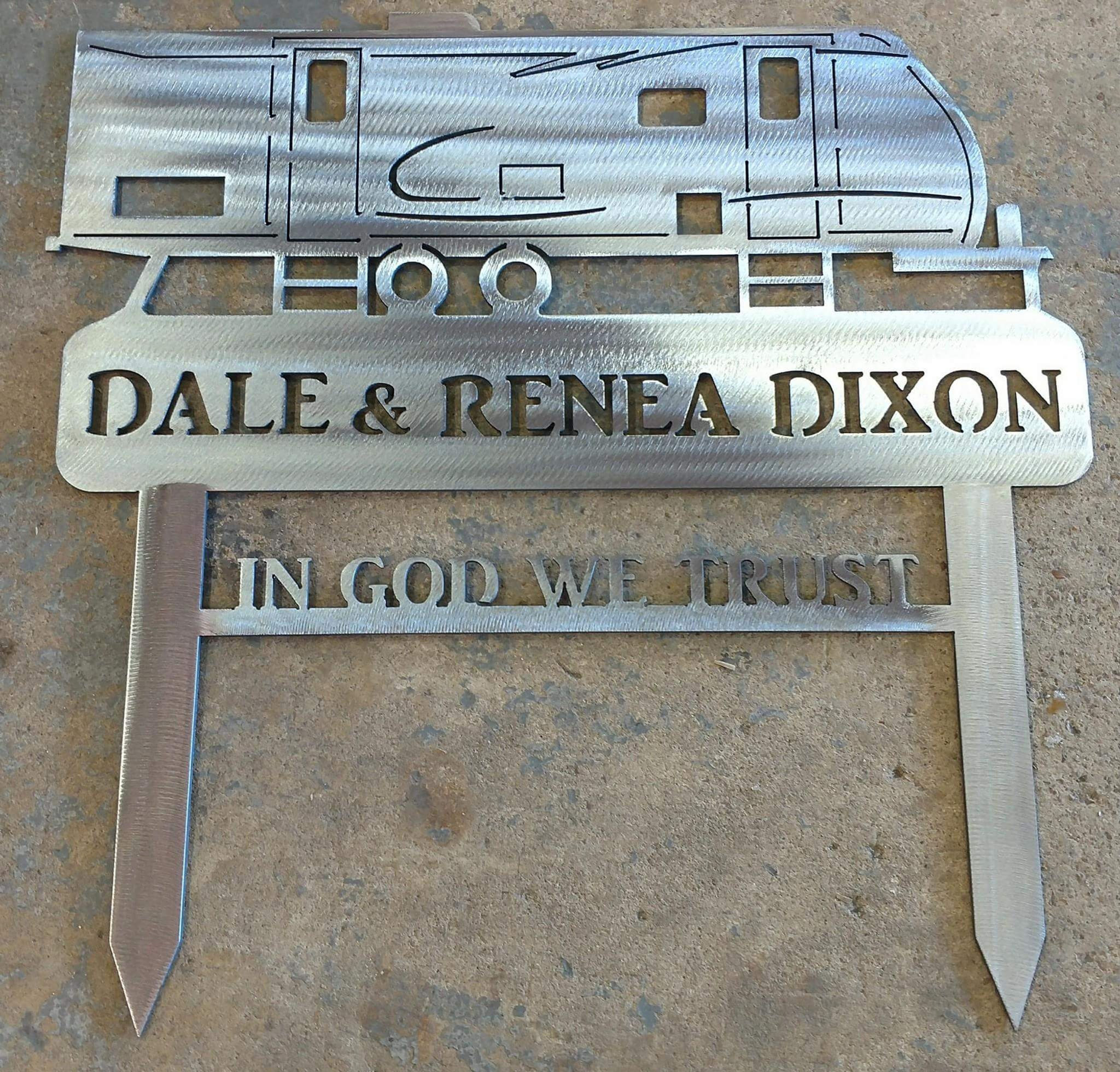 Custom Travel Trailer RV Sign