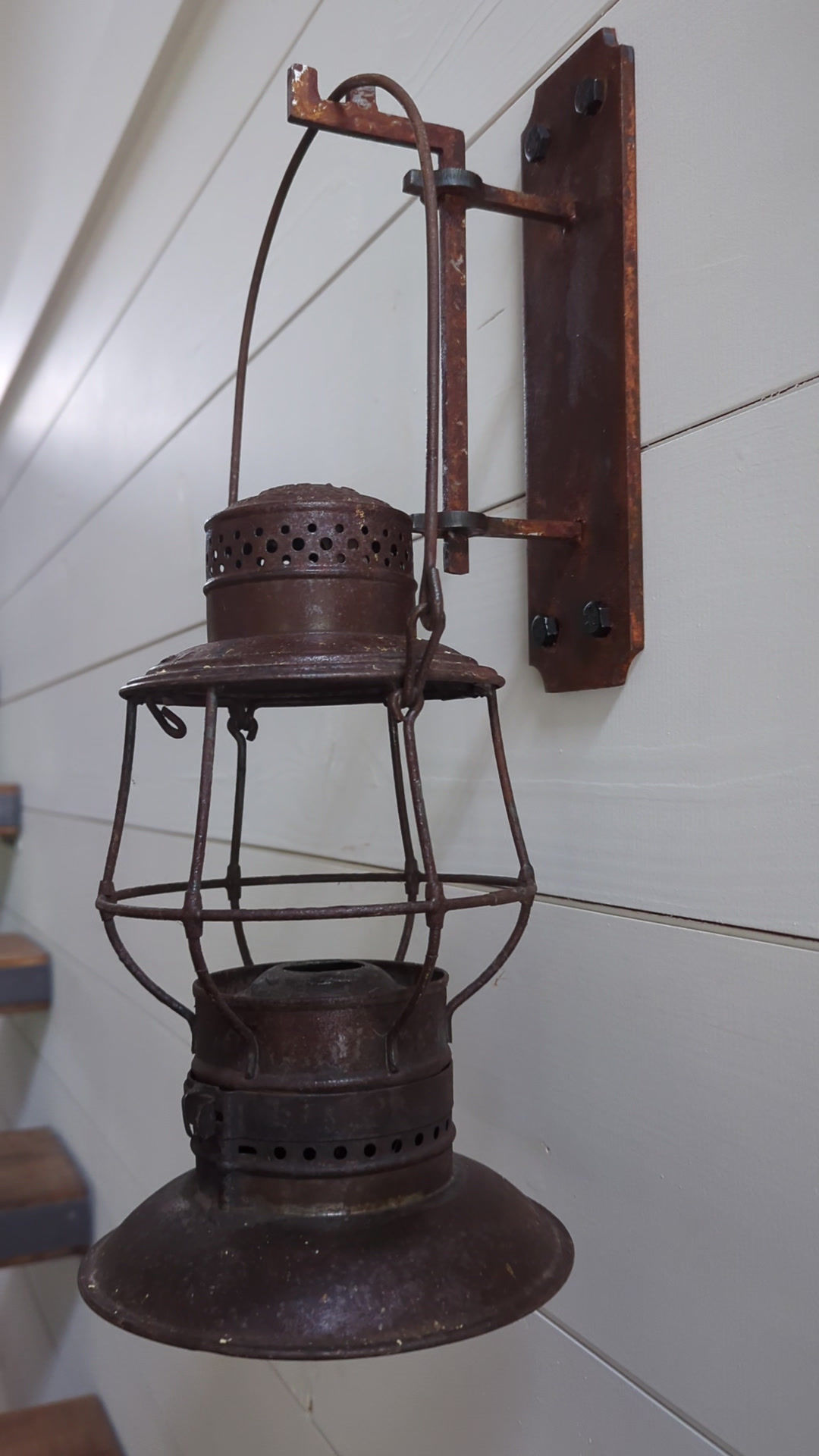 Rustic Lantern Hanging Bracket