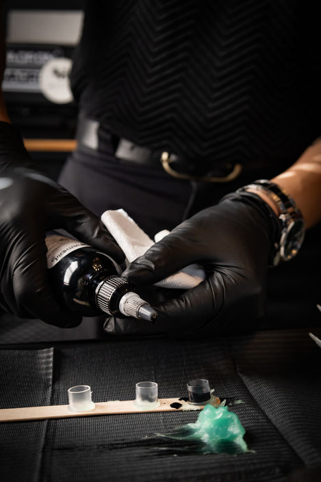 Branding photography of a tattoo studio