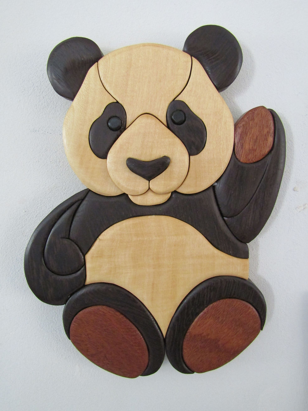 Panda Bear Intarsia