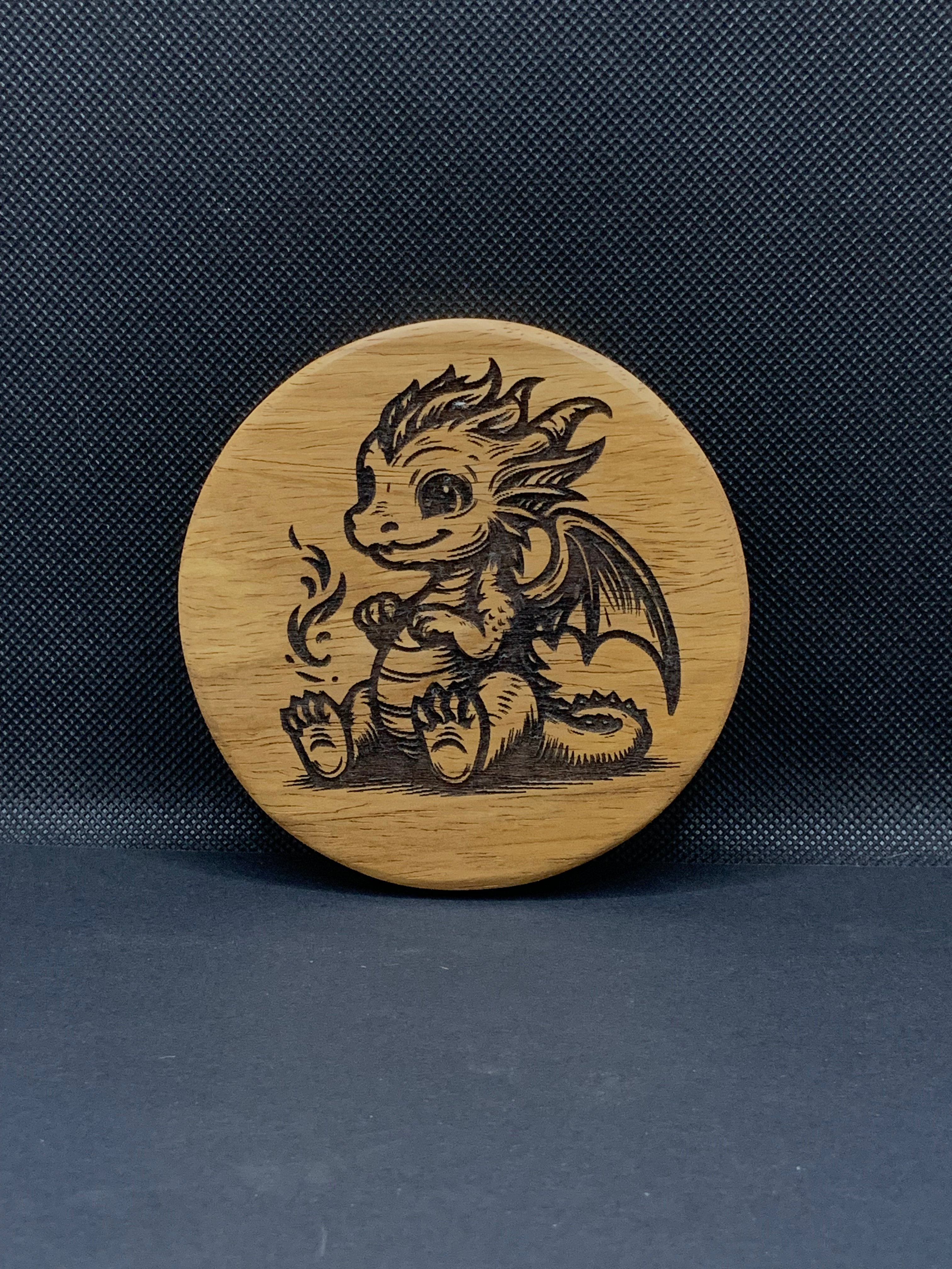 Engraved Dragon Coasters