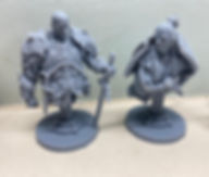 Busts in 75MM Miniature Dungeons and Dragons