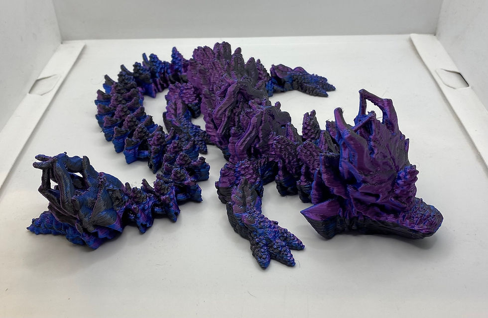 Articulated Dragon - Autumn Dragon - Large