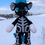 Thumbnail: Black and Blue Benny Bones Goat Doll 