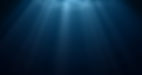 Underwater light, sun light shine under