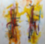 You and Me I 36x36