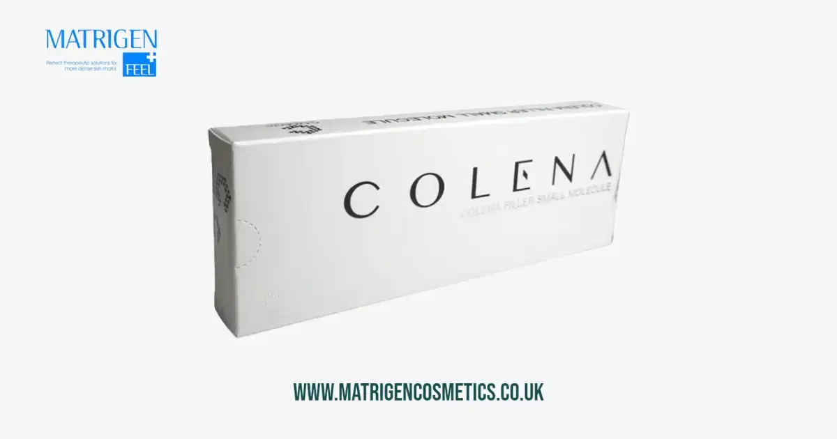 Matrigen COLENA product box with website