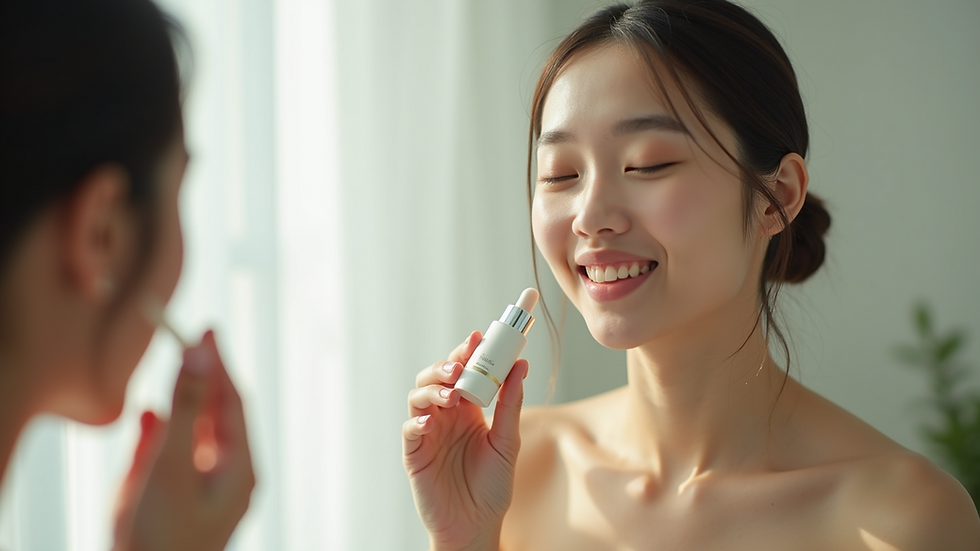 Korean skincare serum