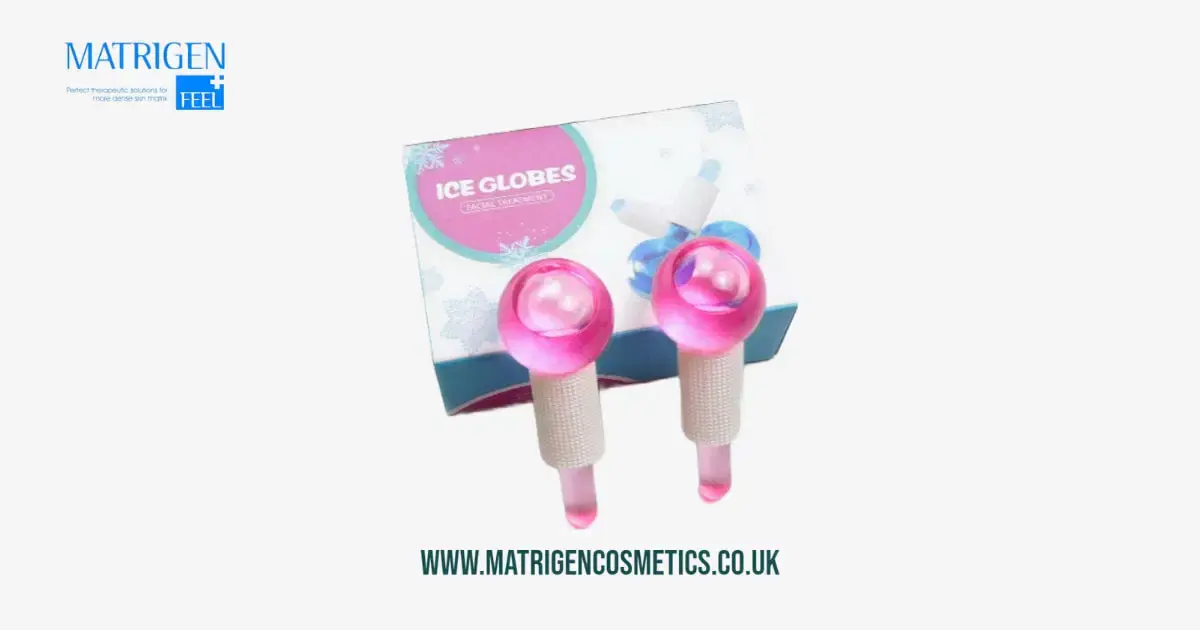 Two pink Matrigen Ice Globes