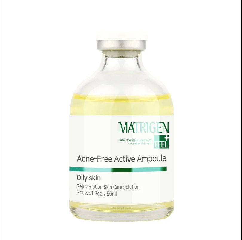Matrigen Acne-Free Active Ampoule Oily Skin Rejuvenation Skin Care Solution, Matrigen CosmeticsUK