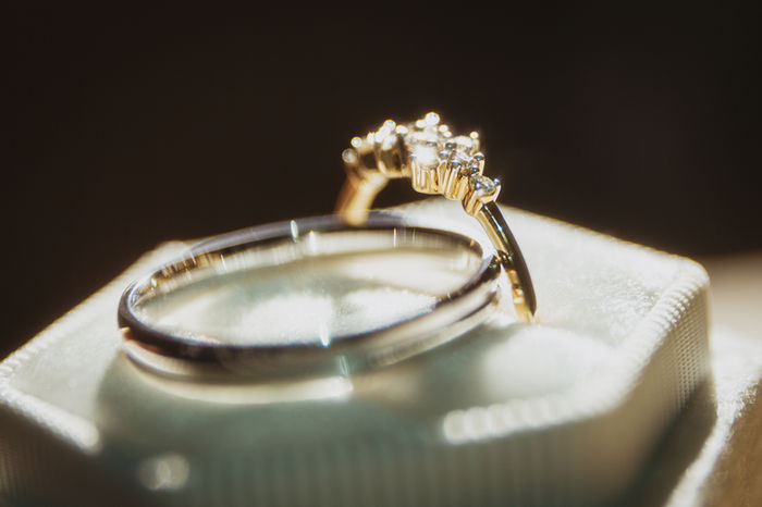 Photos de bagues, alliances, photos de détails