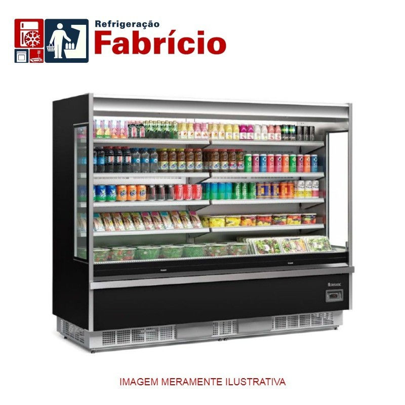 REFRIGERADOR VERTICAL ABERTO 2400 GELOPAR