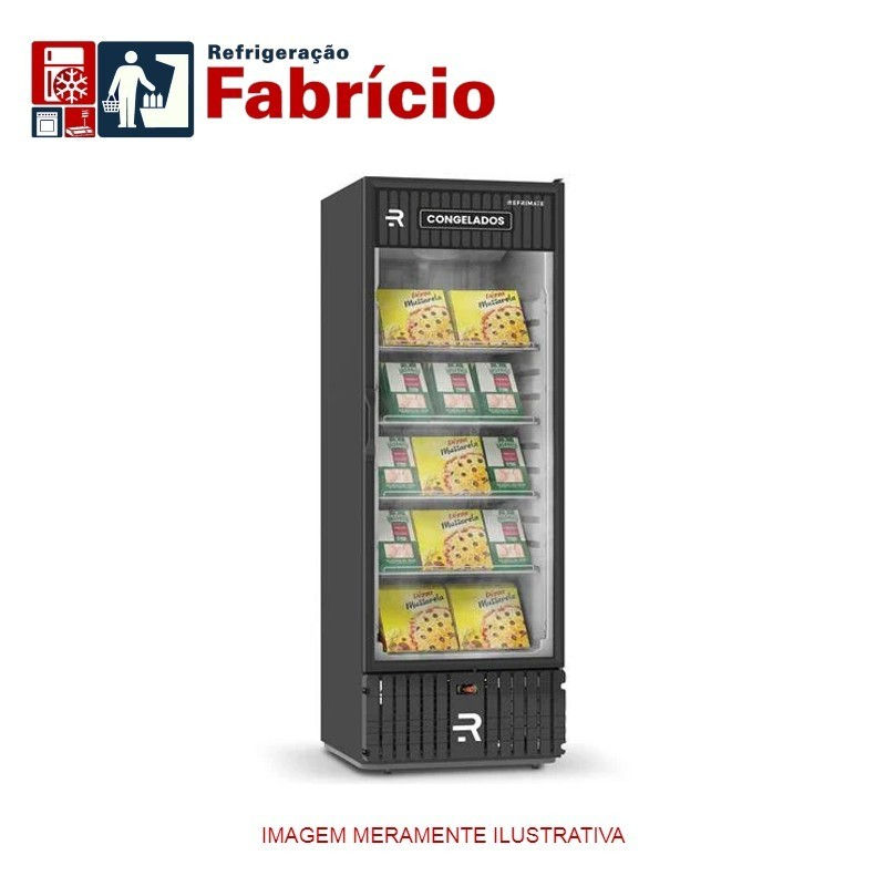 GELADEIRA EXPOSITORA DE BEBIDAS 570L PRETO REFRIMATE