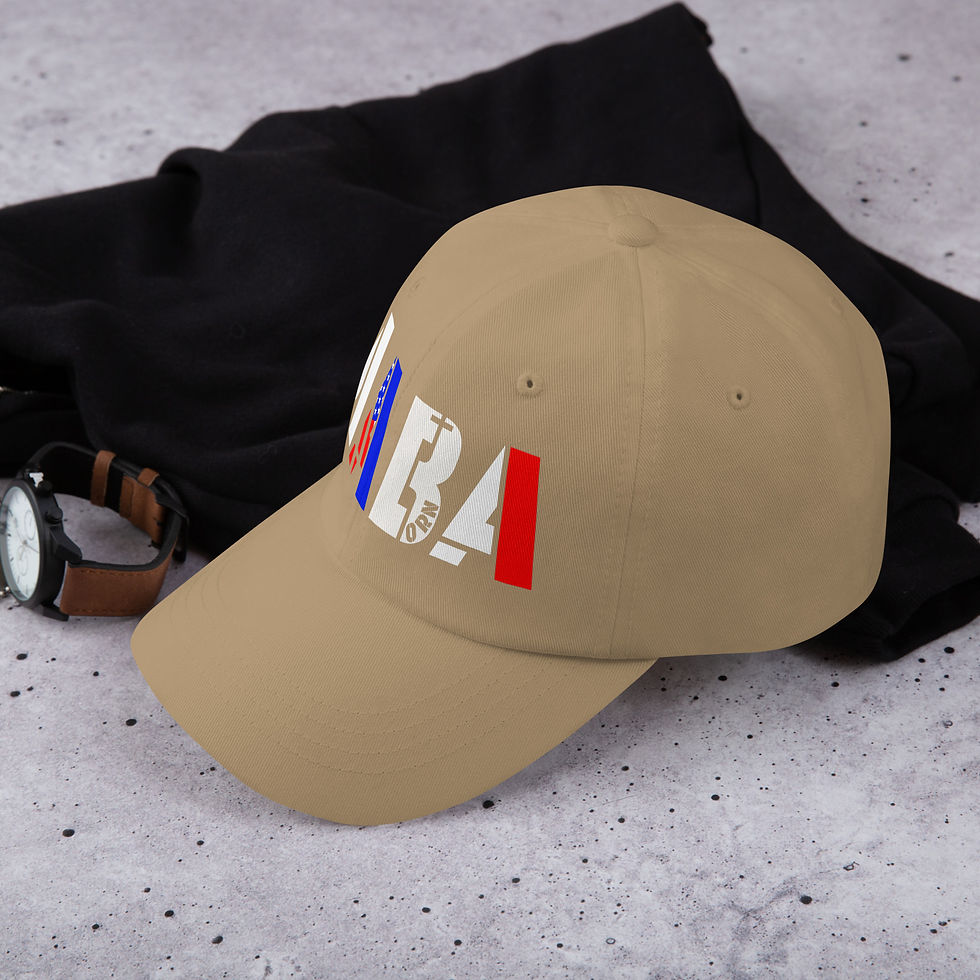 Thumbnail: MABA Make America Born Again Christian hat in khaki – patriotic faith-based cap with bold lettering and comfortable fit.