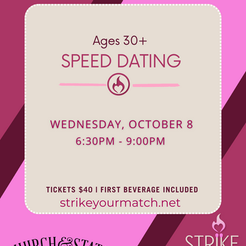 30+ Speed Dating at Church & State