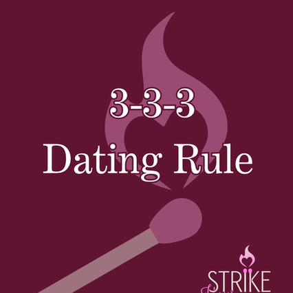 The 3-3-3 Dating Rule