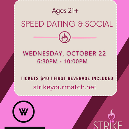Spark a Connection: 21+ Speed Dating & Social at Woodbine Food Hall