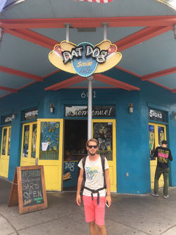 Ca c'est fait! un bon hot dog!