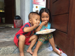 Enfants de notre homestay