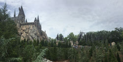 Le chateau du film Harry Potter